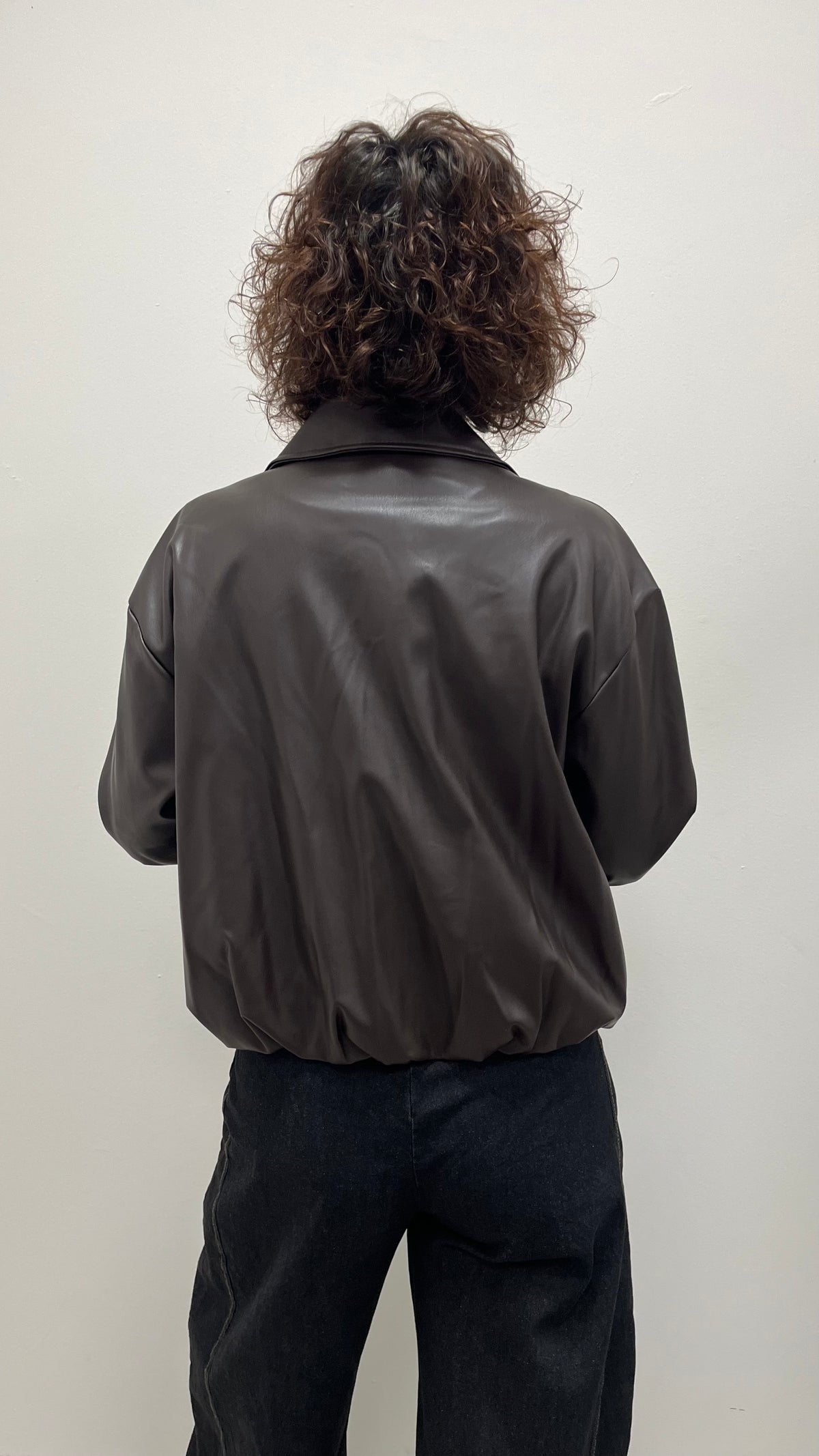 Bomber Ecopelle Extasy Moro