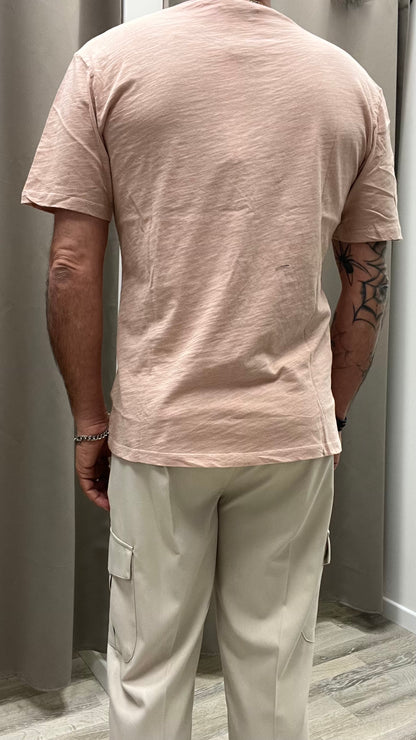 T-Shirt rosa cipria Mélange Gianni Lupo
