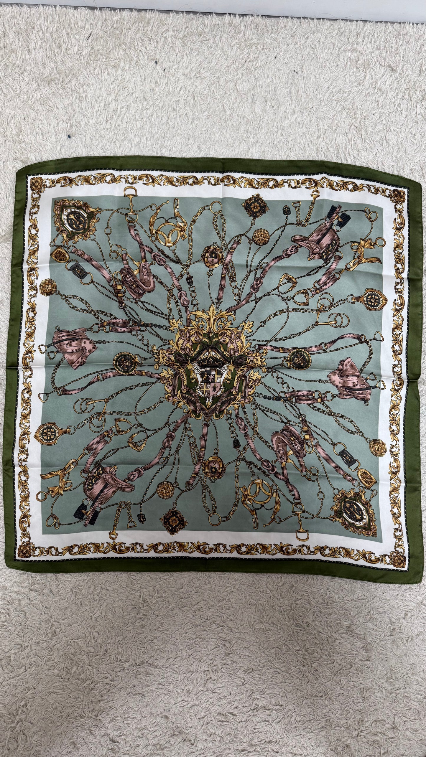 Bandana foulard Fantasia verde Memoire