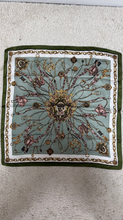 Bandana foulard Fantasia verde Memoire