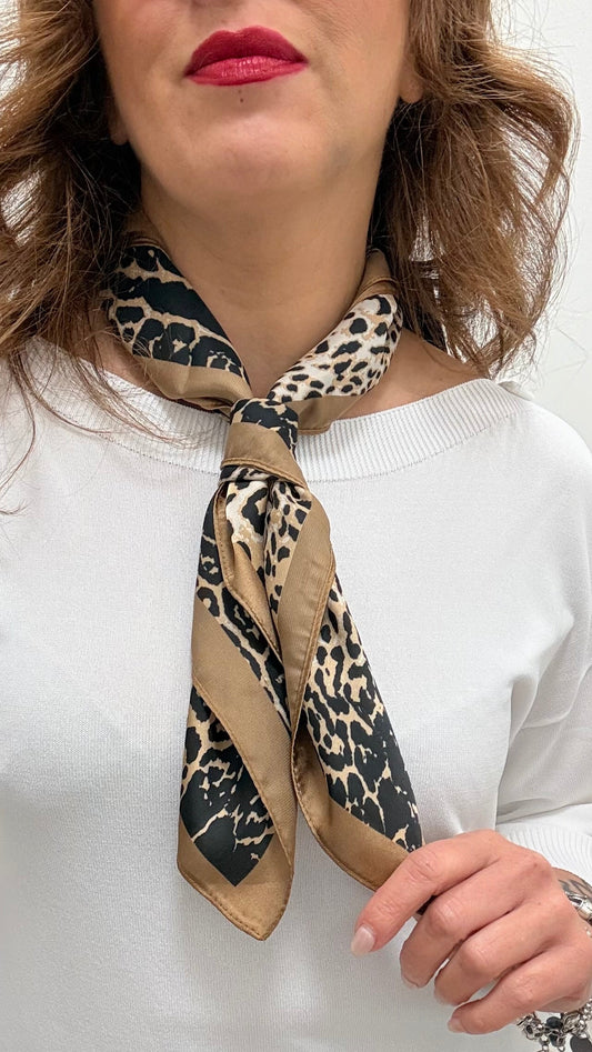 Bandana foulard Fantasia animalier Memoire
