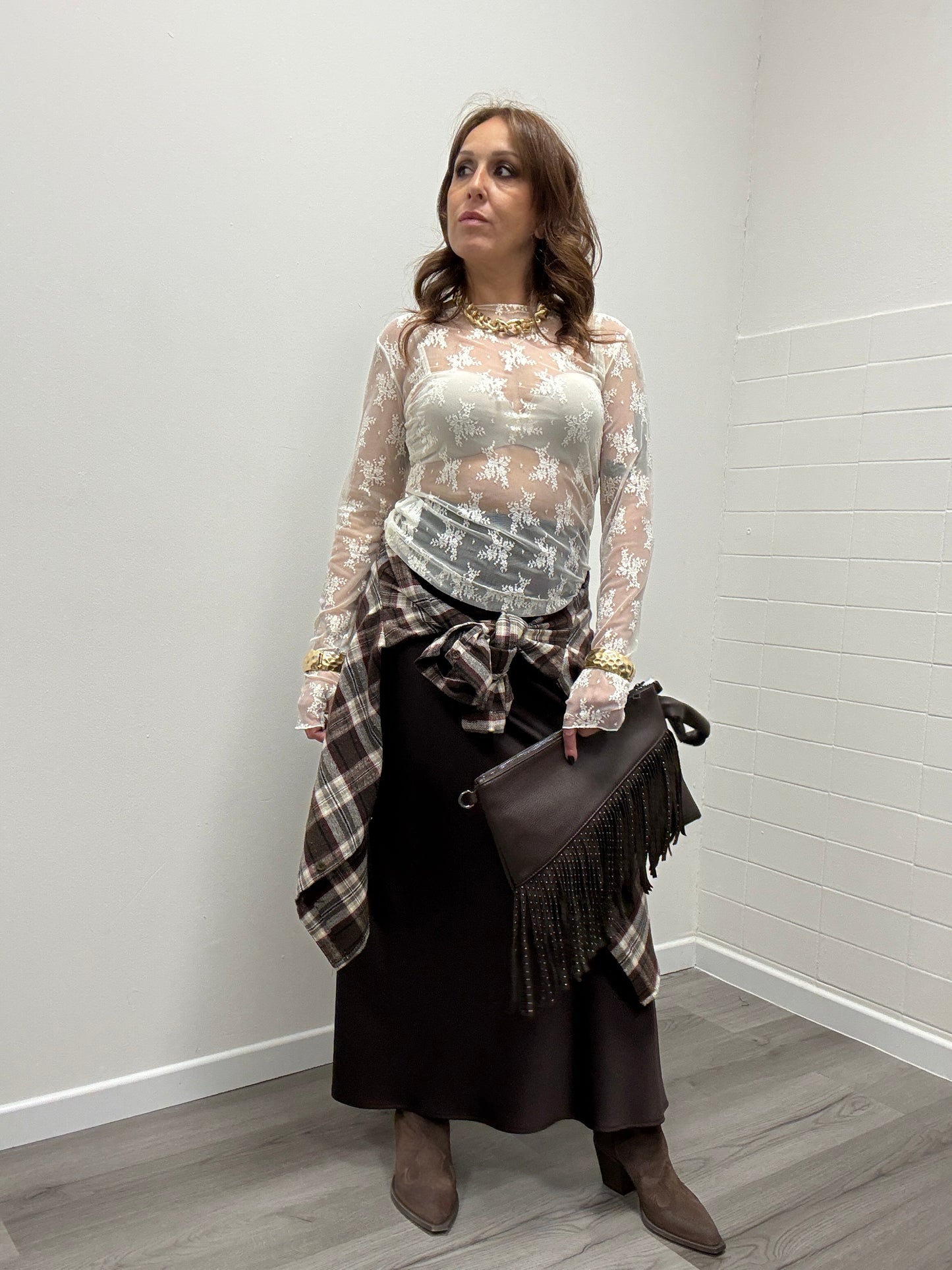 Gonna in Raso Imperial Moro