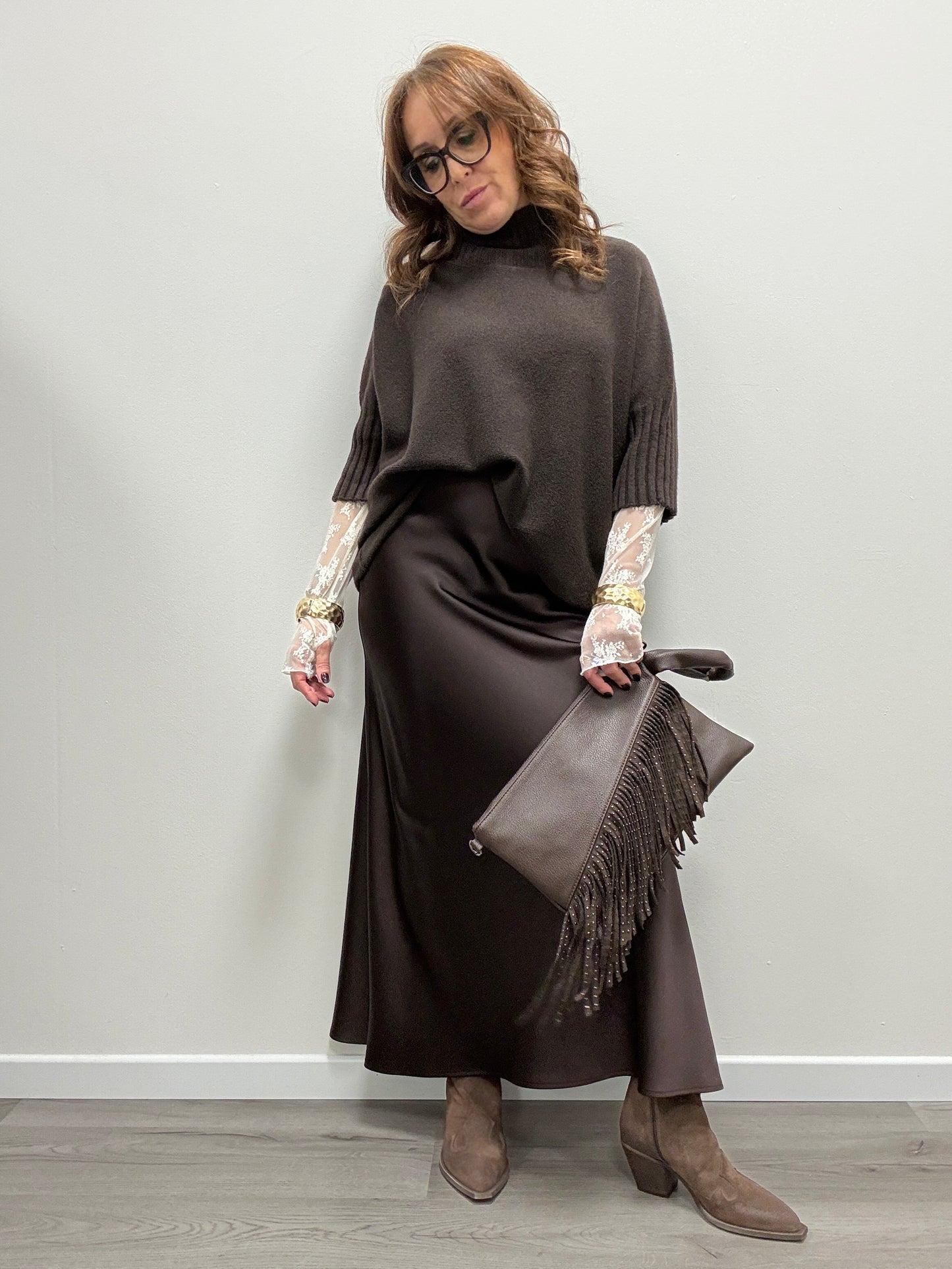 Gonna in Raso Imperial Moro