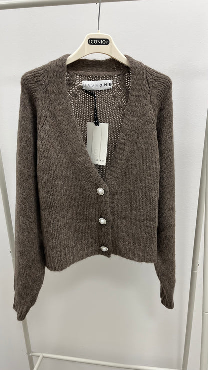 Cardigan Gioiello Tortora HaveOne