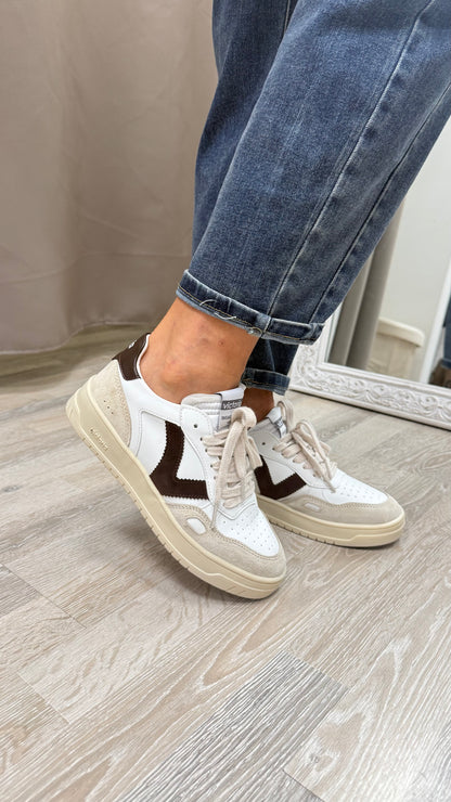 Sneackers Victoria donna beige\moro