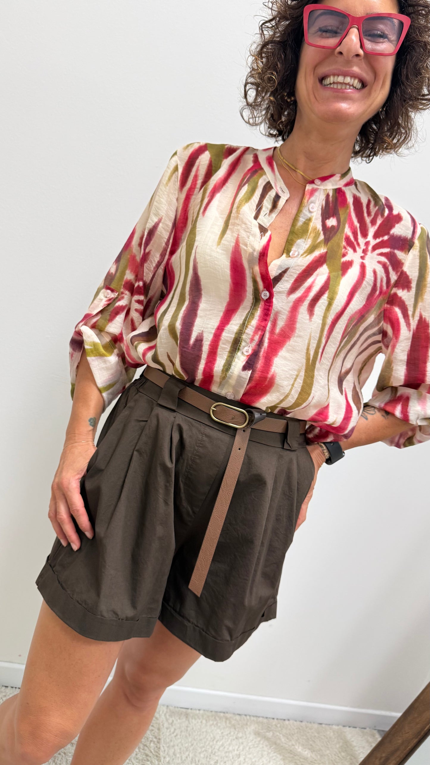 Shorts a Campana con Risvolto Moro HaveOne