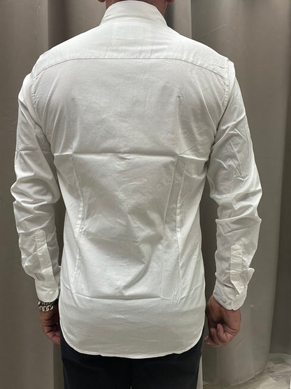 Gianni Lupo Camicia Bianca Uomo Slim Fit
