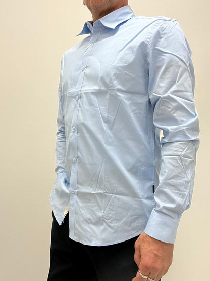 Camicia Slim Fit Sky in Cotone Gianni Lupo