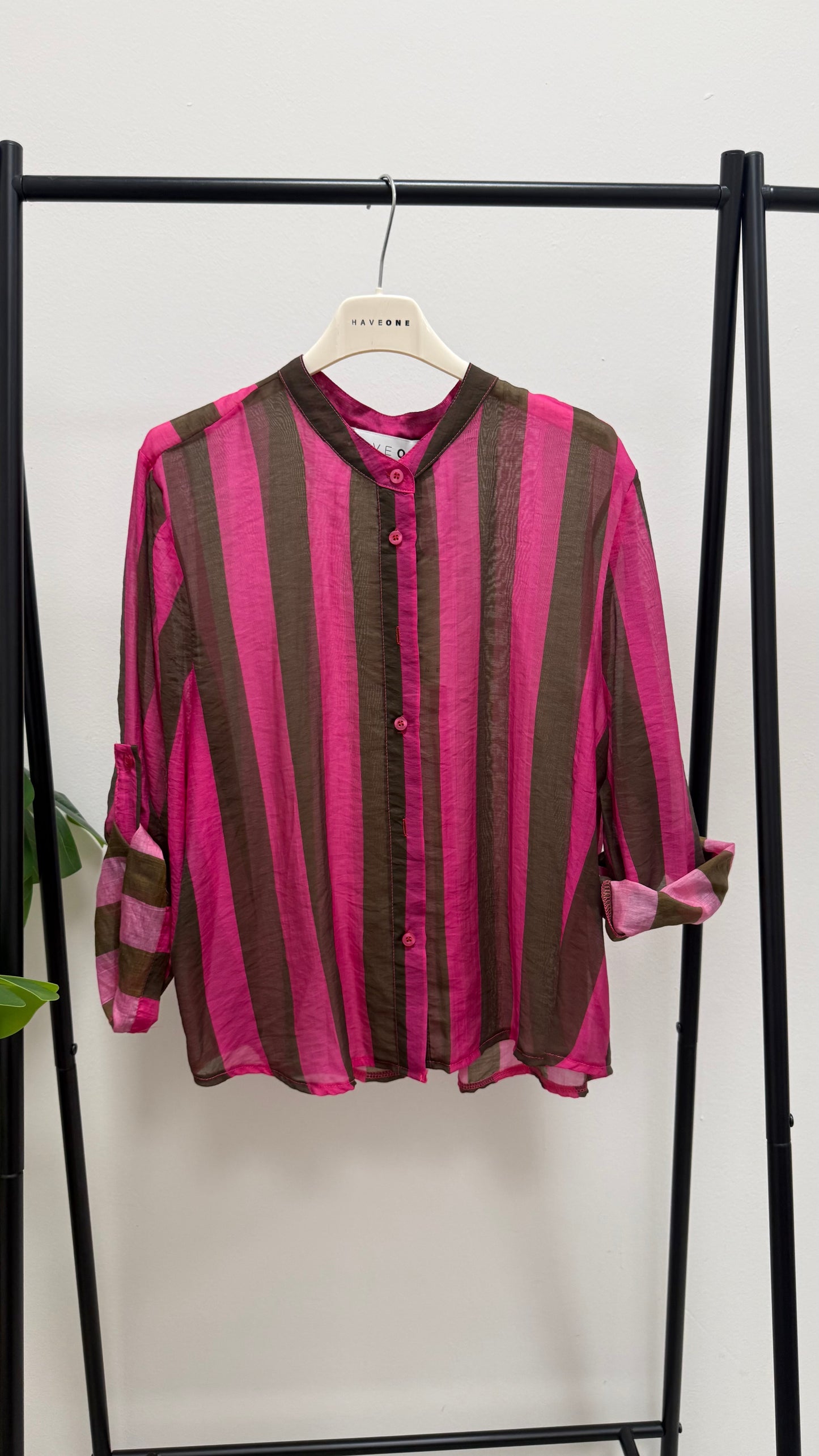 Camicia Riga fucsia e moro HaveOne