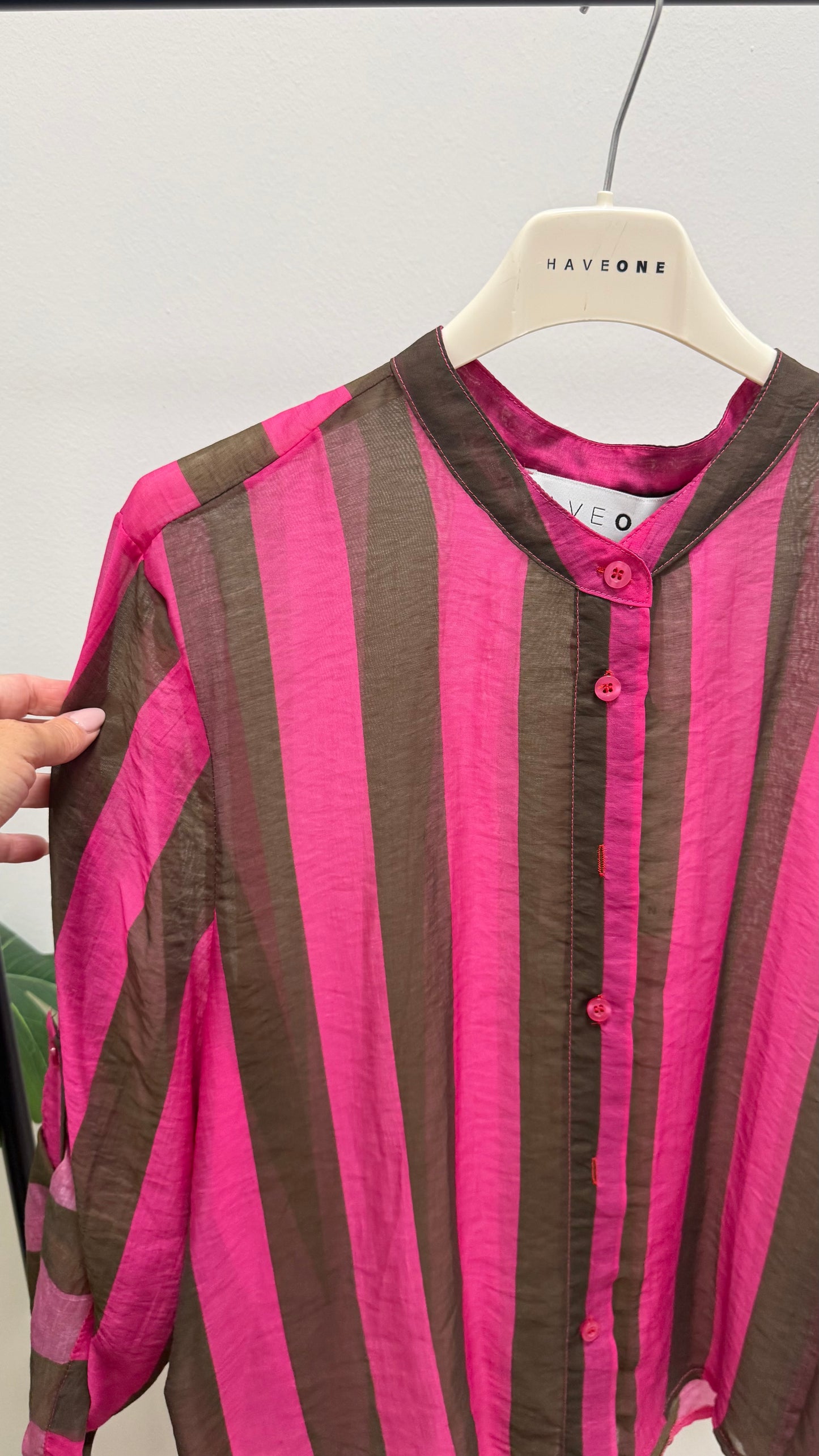 Camicia Riga fucsia e moro HaveOne