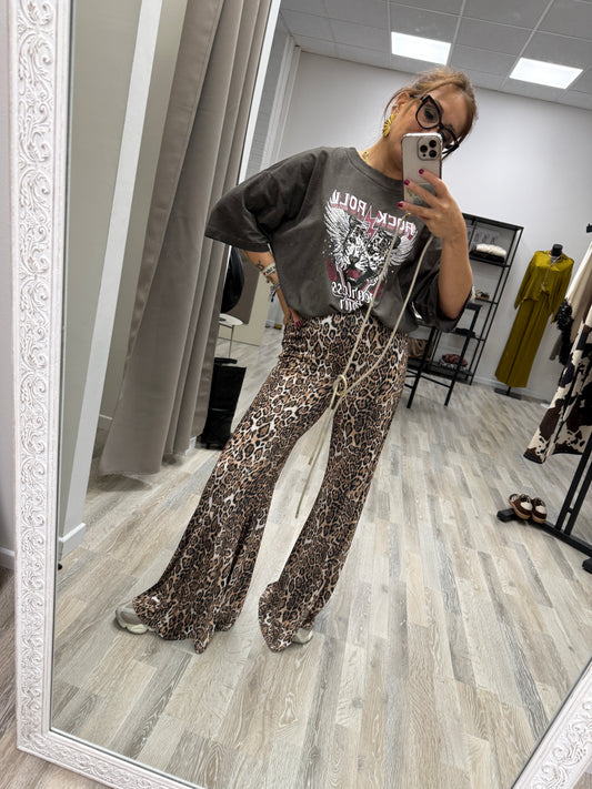 Pantaloni maculati zampa Haveone