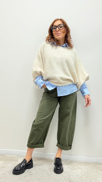 Pantalone Motel Balloon Verde Militare Art.PA5184