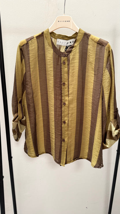 Camicia Riga olio e moro HaveOne Art.CVS-Q422