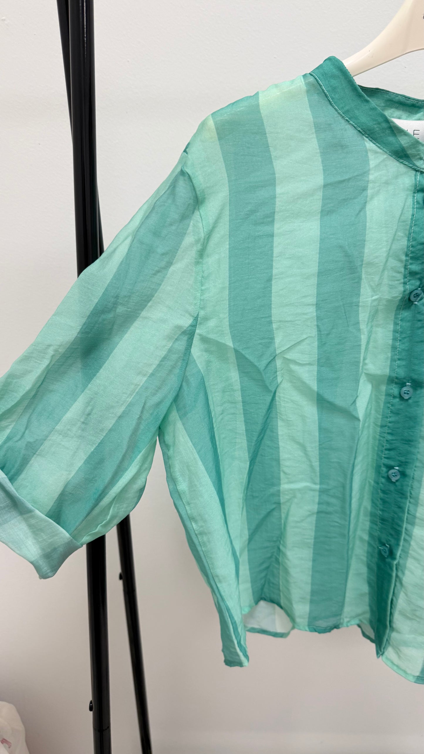 Camicia Riga tiffany e turchese HaveOne Art.CSV-Q422