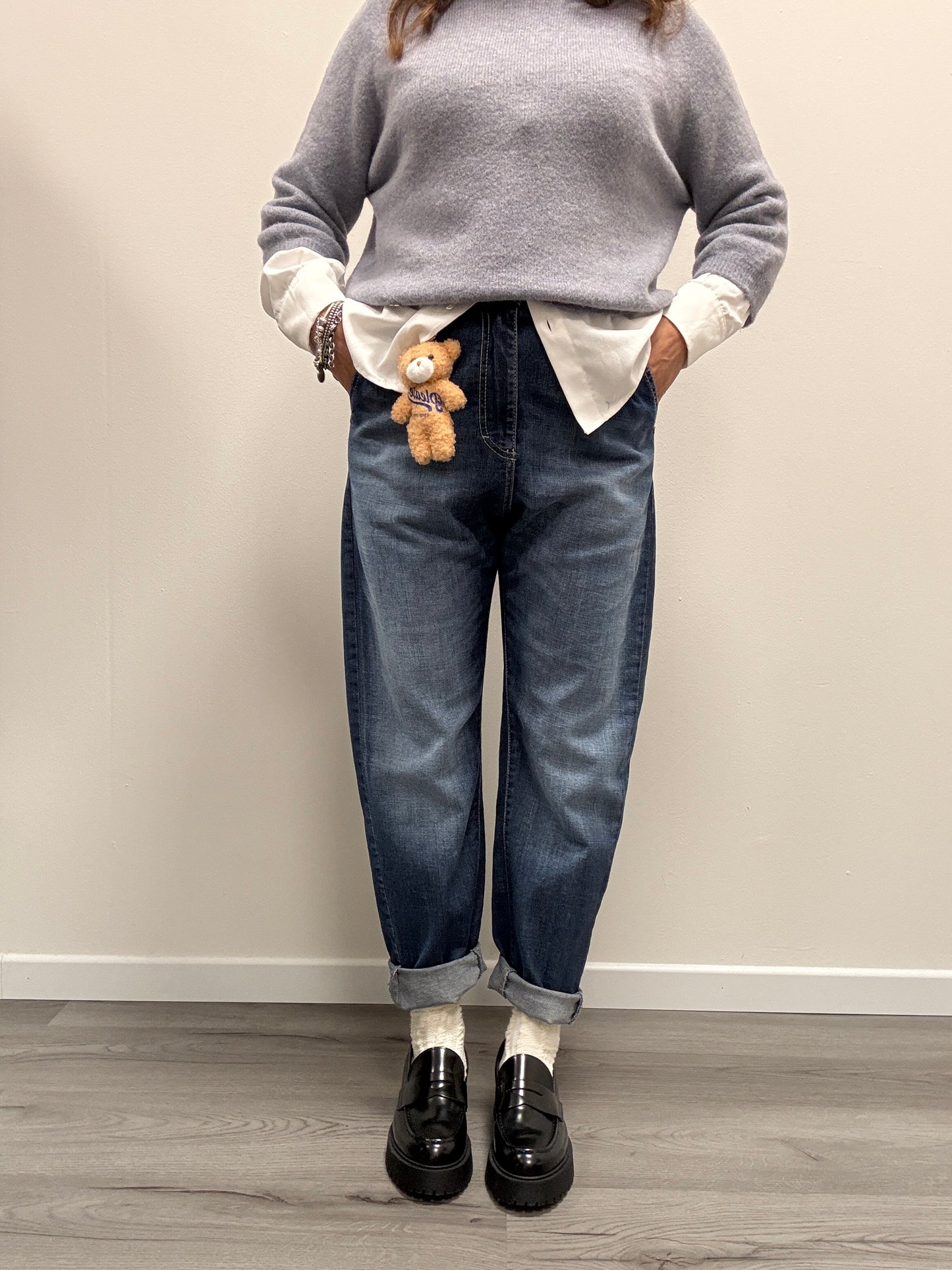 Jeans Carrot pupazzo Please