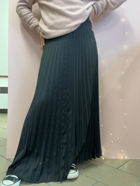 Haveone Viscose Pleated Skirt