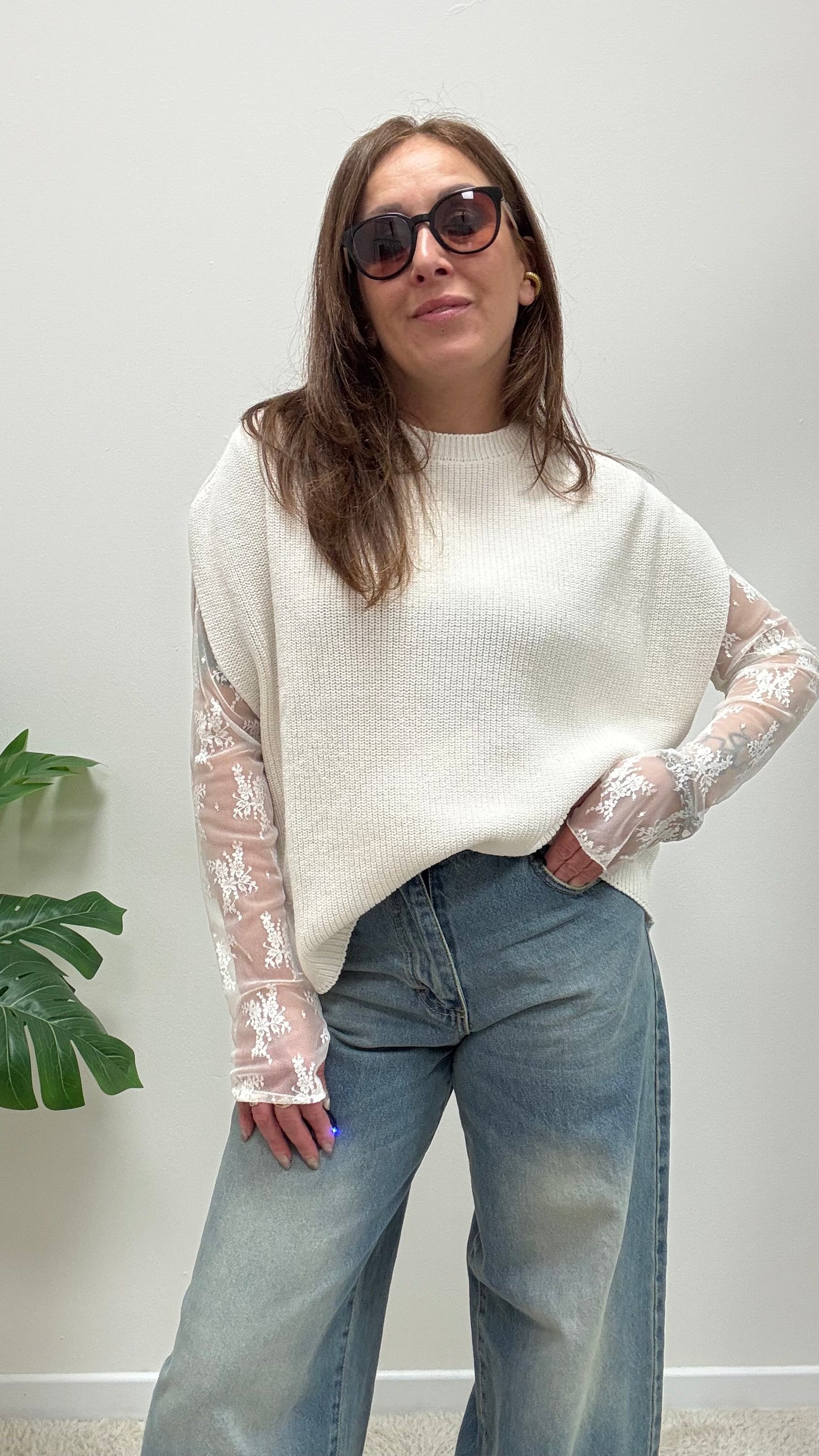 Gilet scatola paricollo Haveone burro