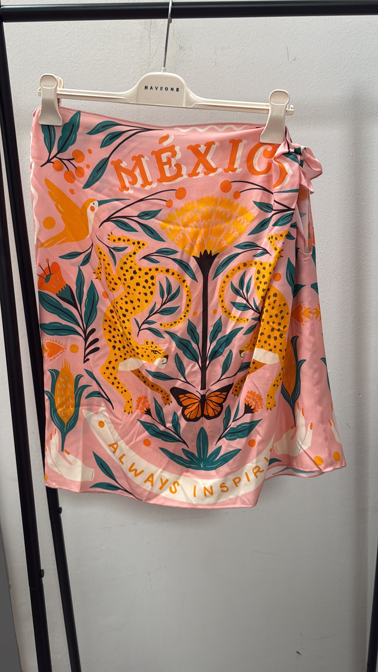 Gonna pareo corta tigre gialla Haveone art. GVS-Q208