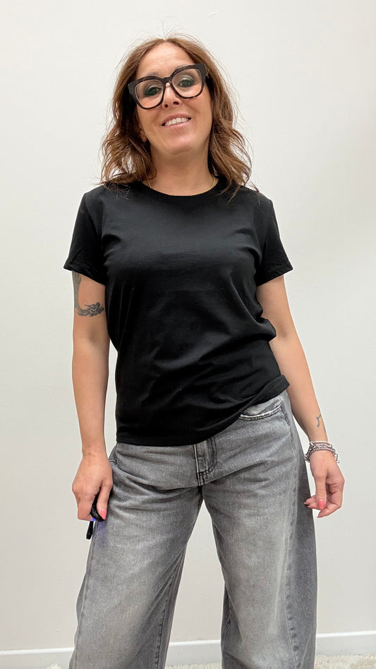 T-shirt regular fit Susy Mix nero