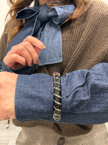 Bracciale nero resina Memoire