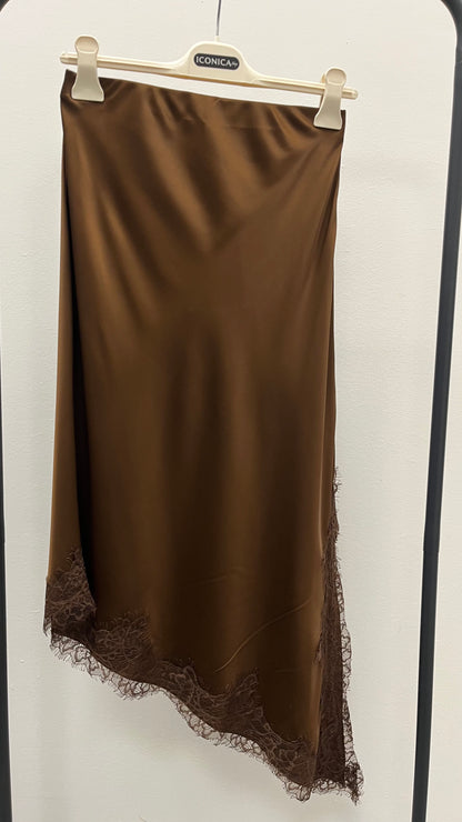 Longuette con Pizzo Asimmetrica Moro HaveOne Art.GMA-R040