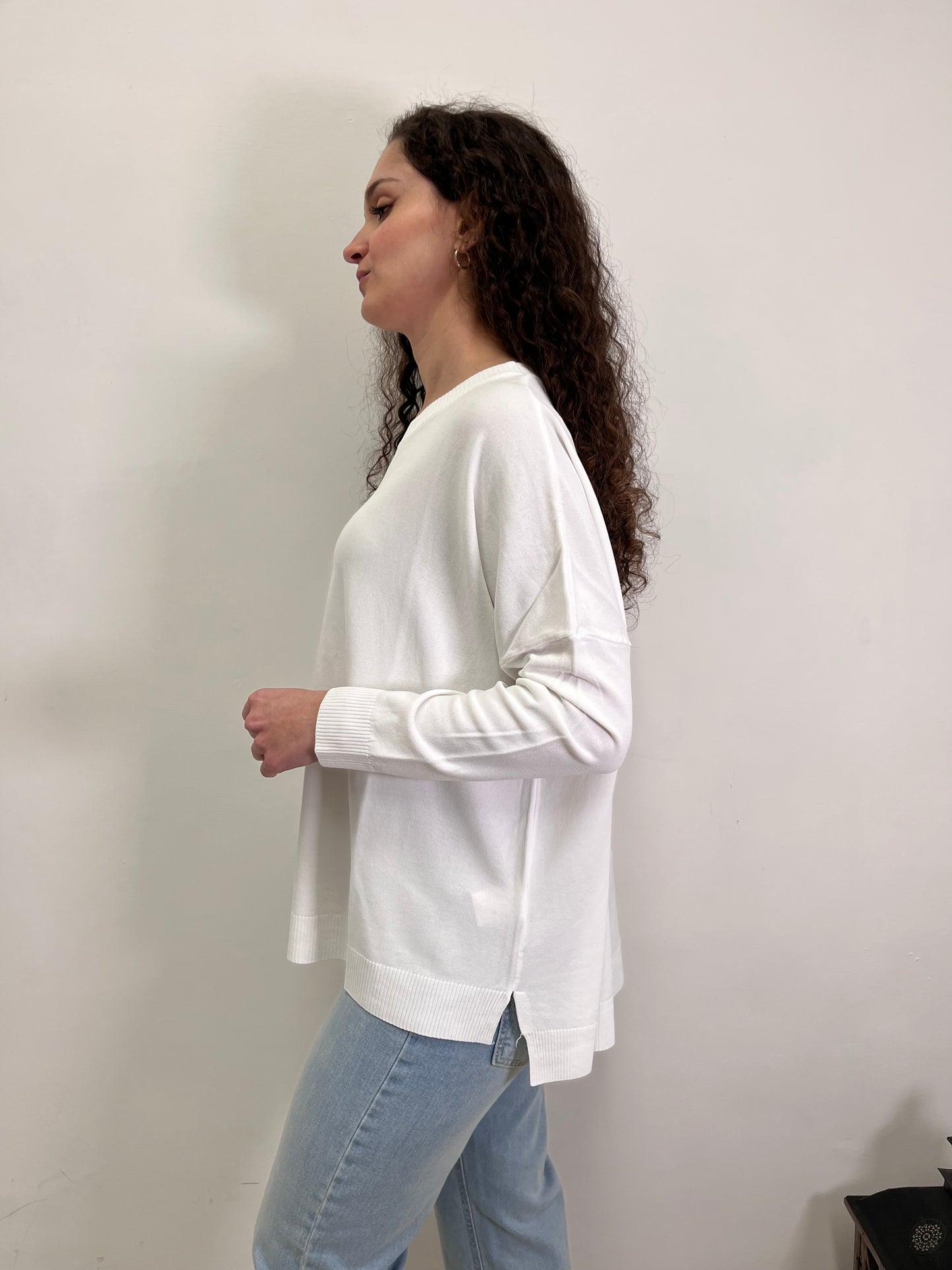 Maglia Bianca in filo Susy Mix