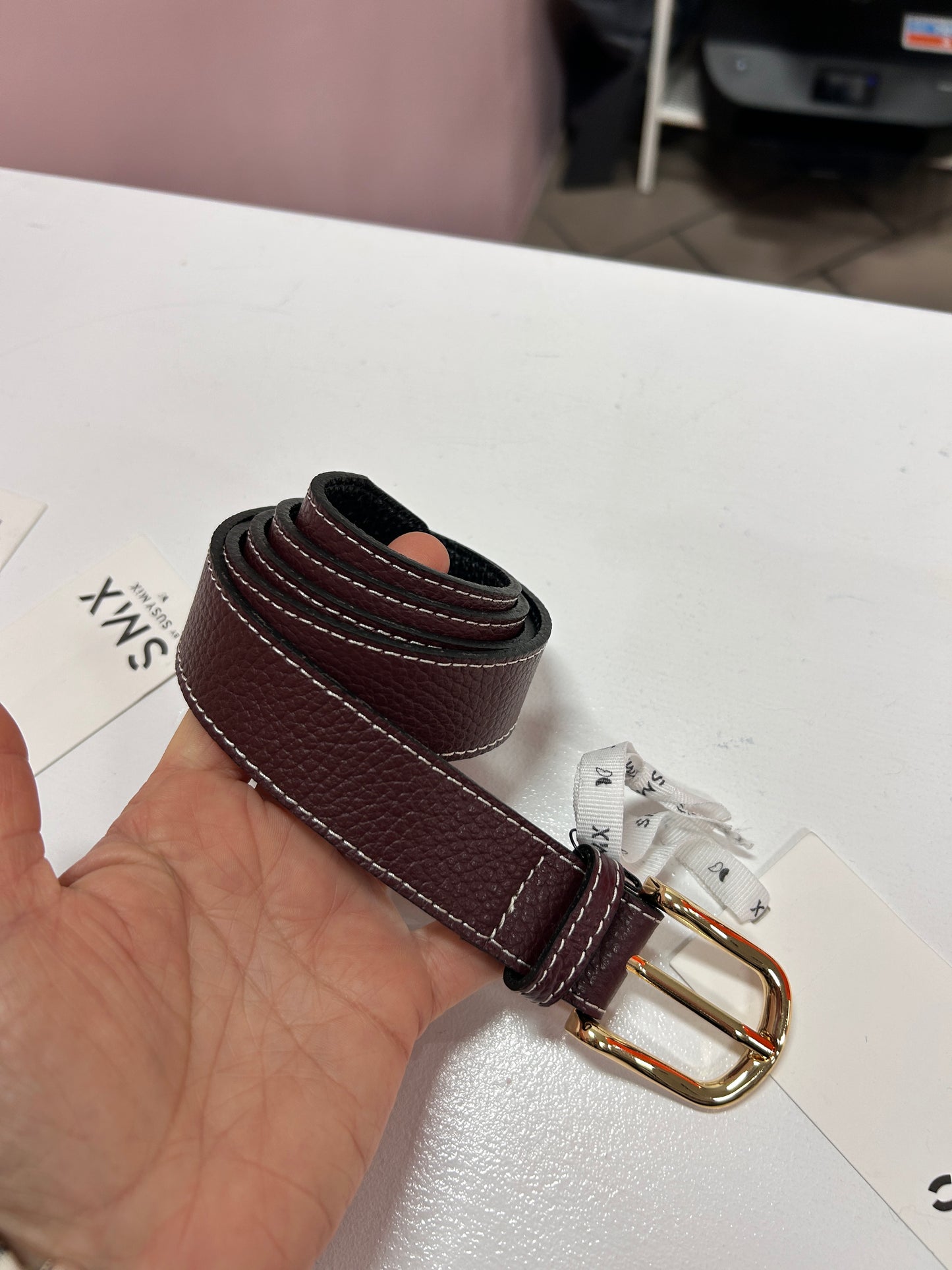 Susy Mix Leather Belt