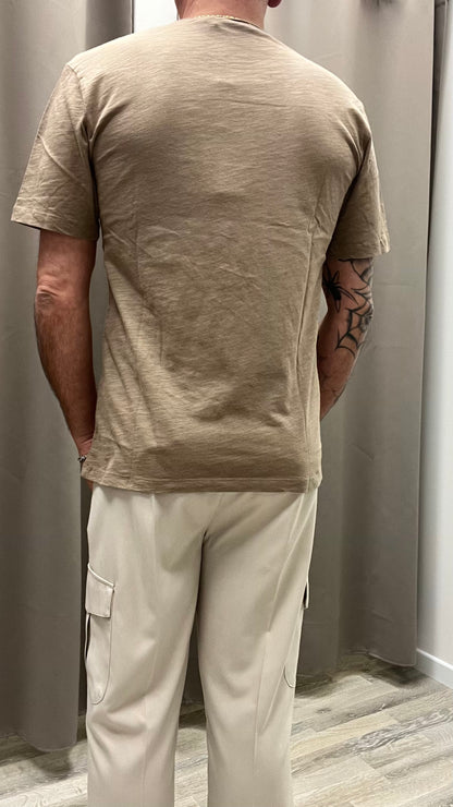 T-Shirt Camel Mélange Gianni Lupo