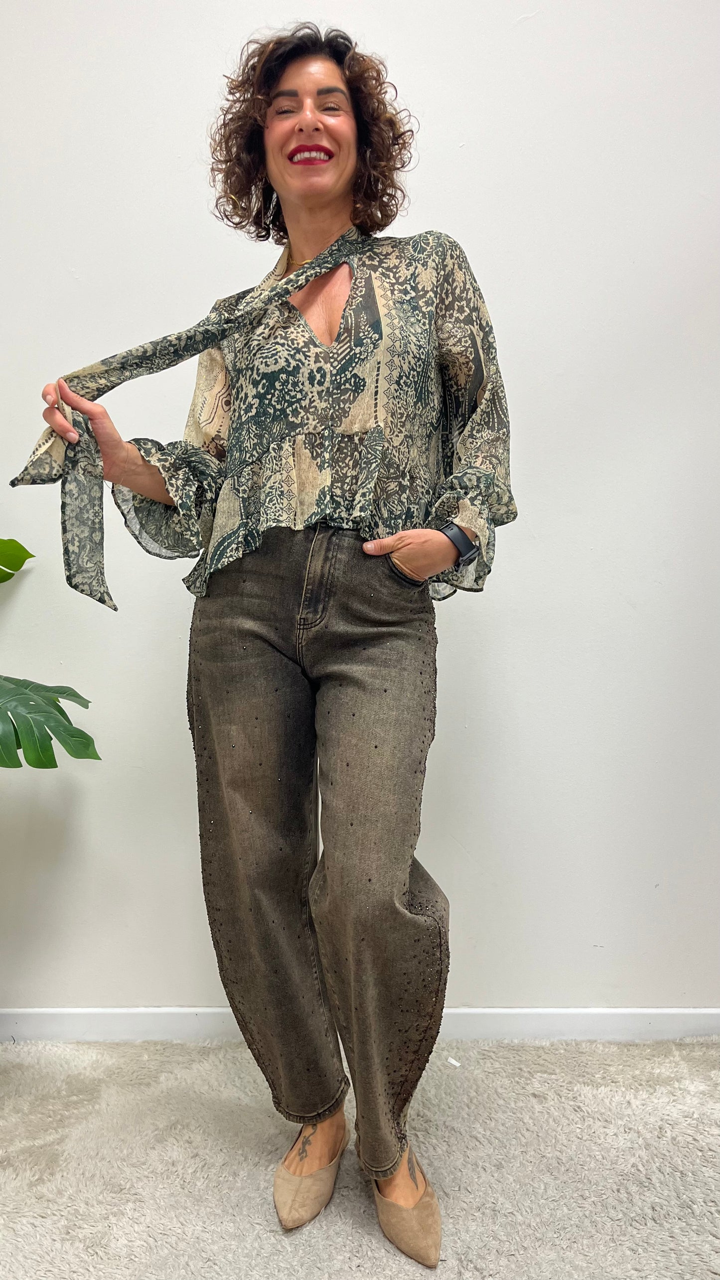 Jeans baloon moro sabbiato Extasy art.xb0050/1