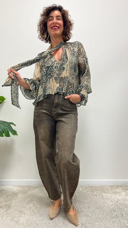 Jeans baloon moro sabbiato Extasy art.xb0050/1