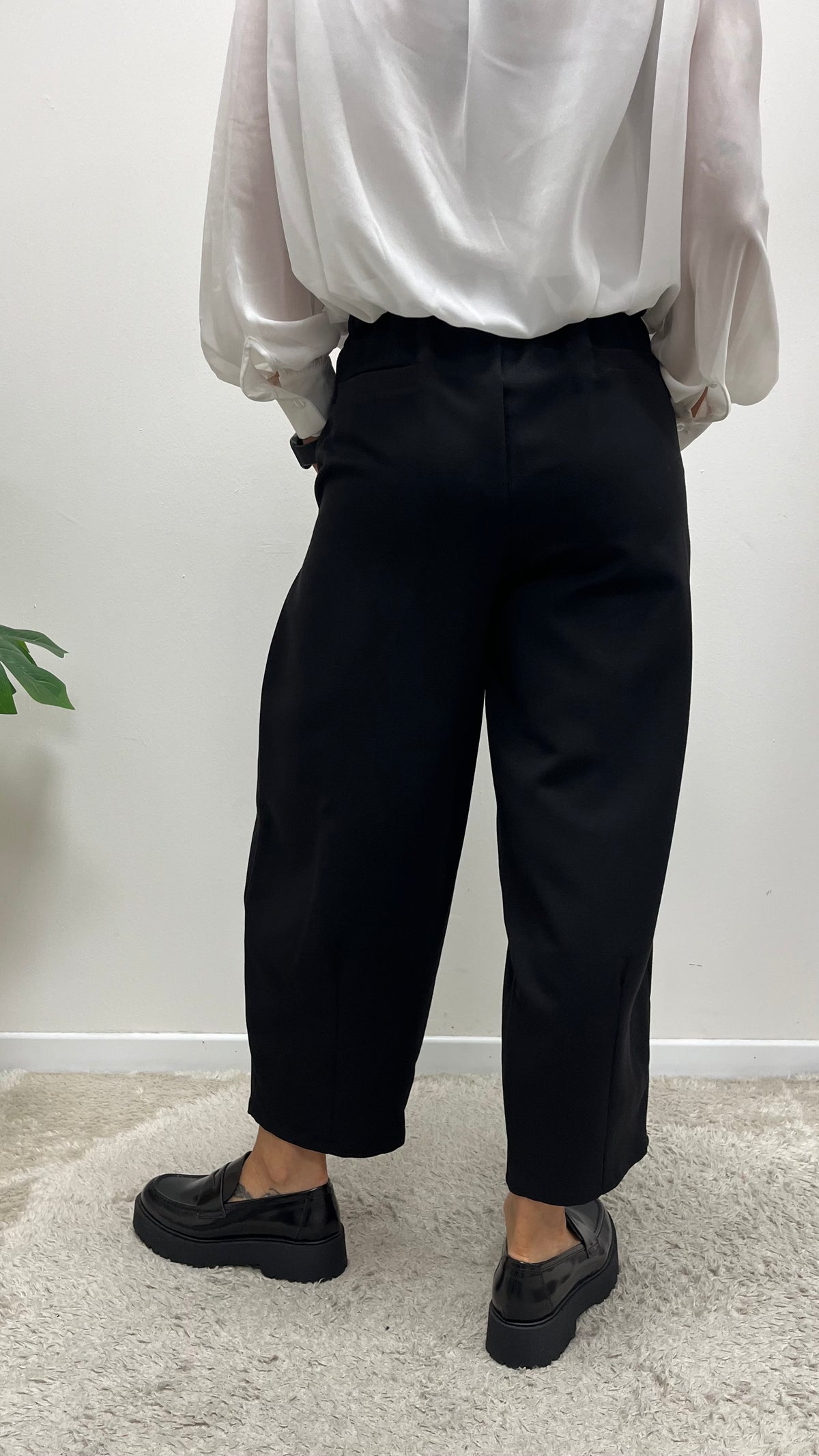 Pantalone baloon con cintura Extasy nero