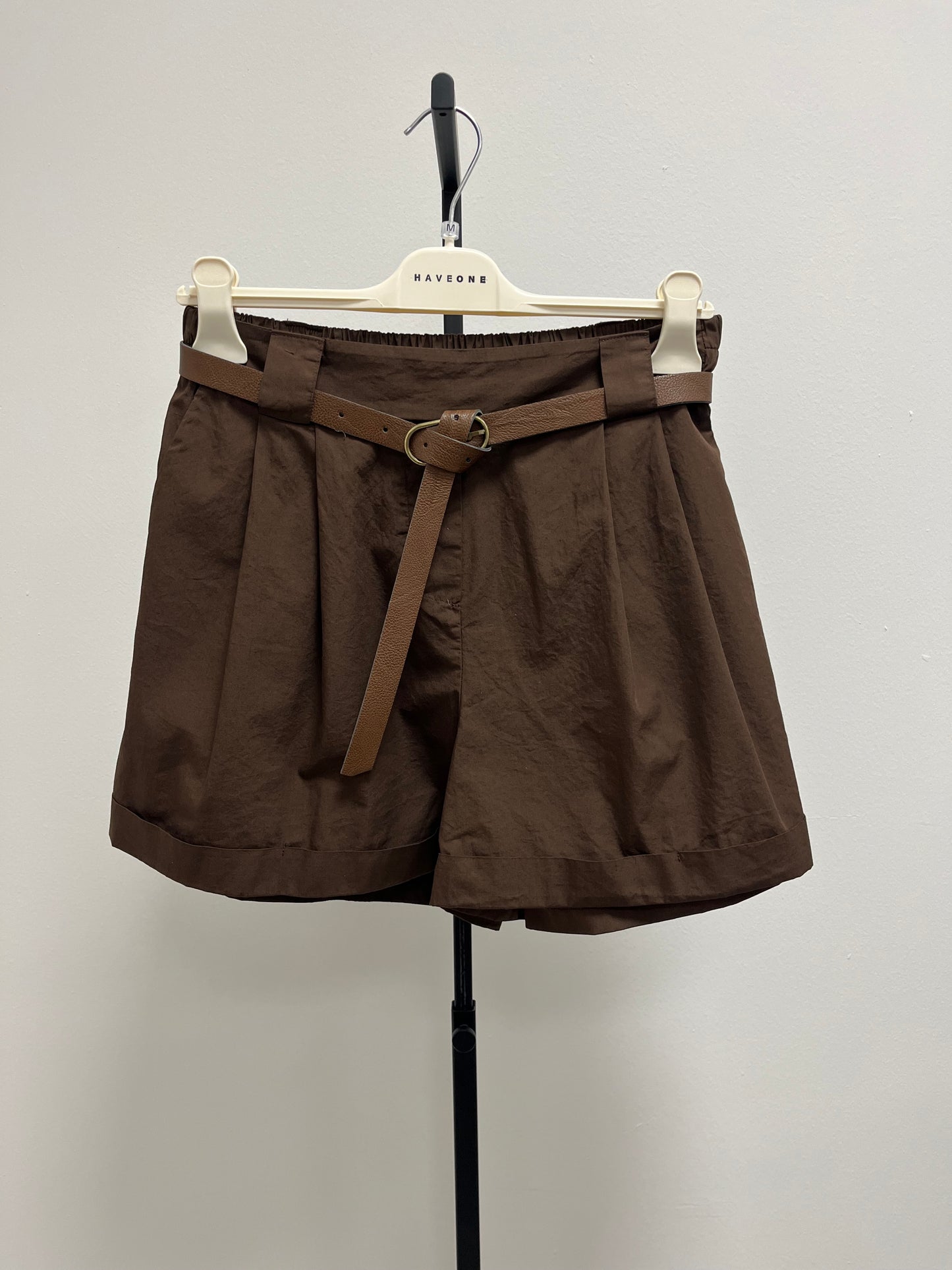 HaveOne Shorts con Risvolto Moro