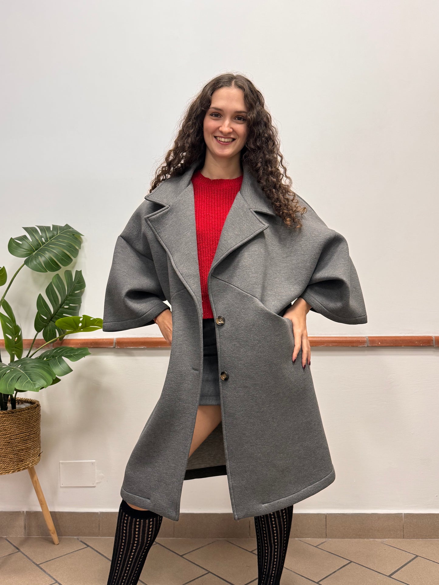 Cappotto in Neoprene Kiki Six