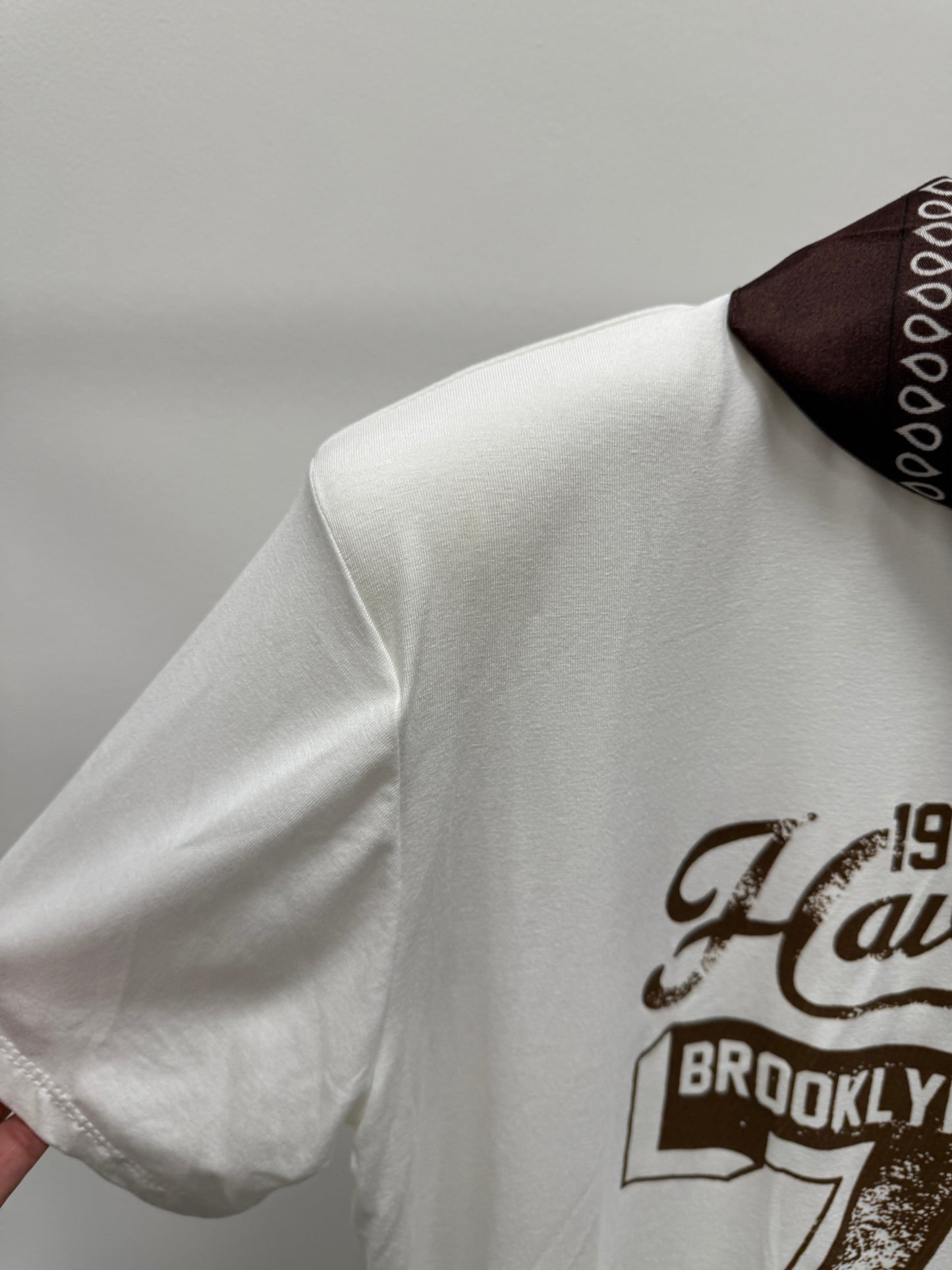 T-shirt bandana pizzo burro Haveone