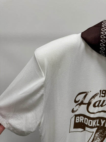 T-shirt bandana pizzo burro Haveone
