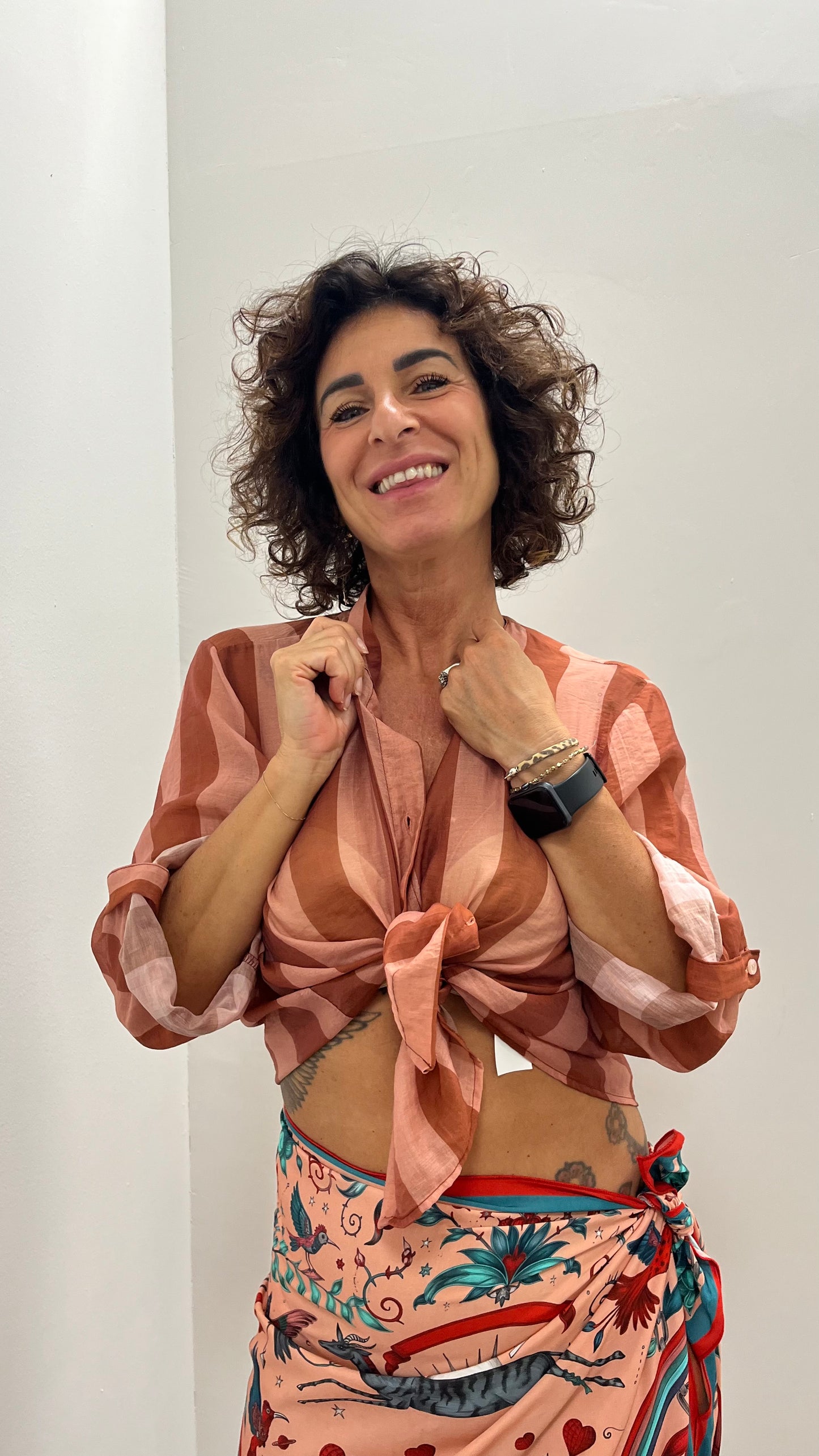 Camicia Riga cipria tabacco HaveOne Art.CSV-Q422