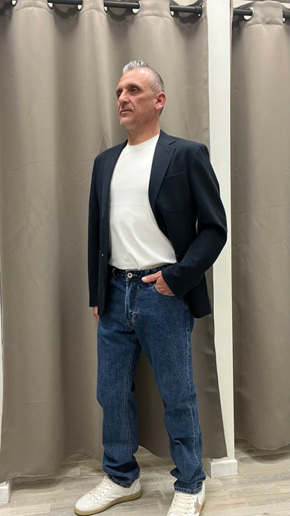 Giacca Punto Milano Blu Navy Gianni Lupo