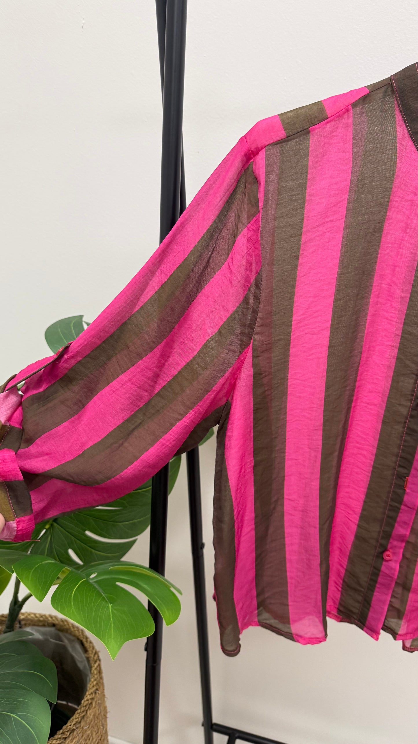 Camicia Riga fucsia e moro HaveOne