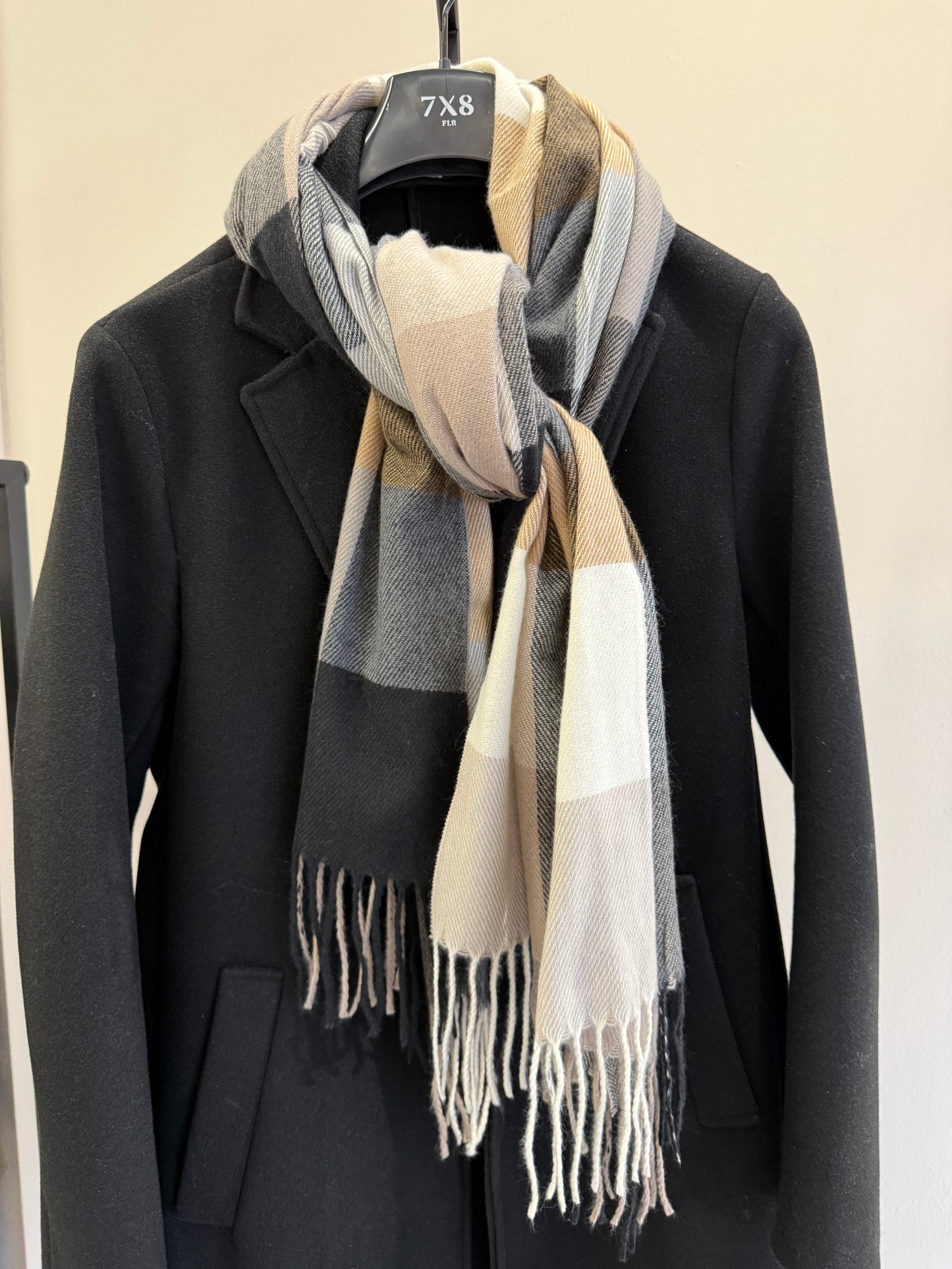 Sciarpa fantasia check  Memoire