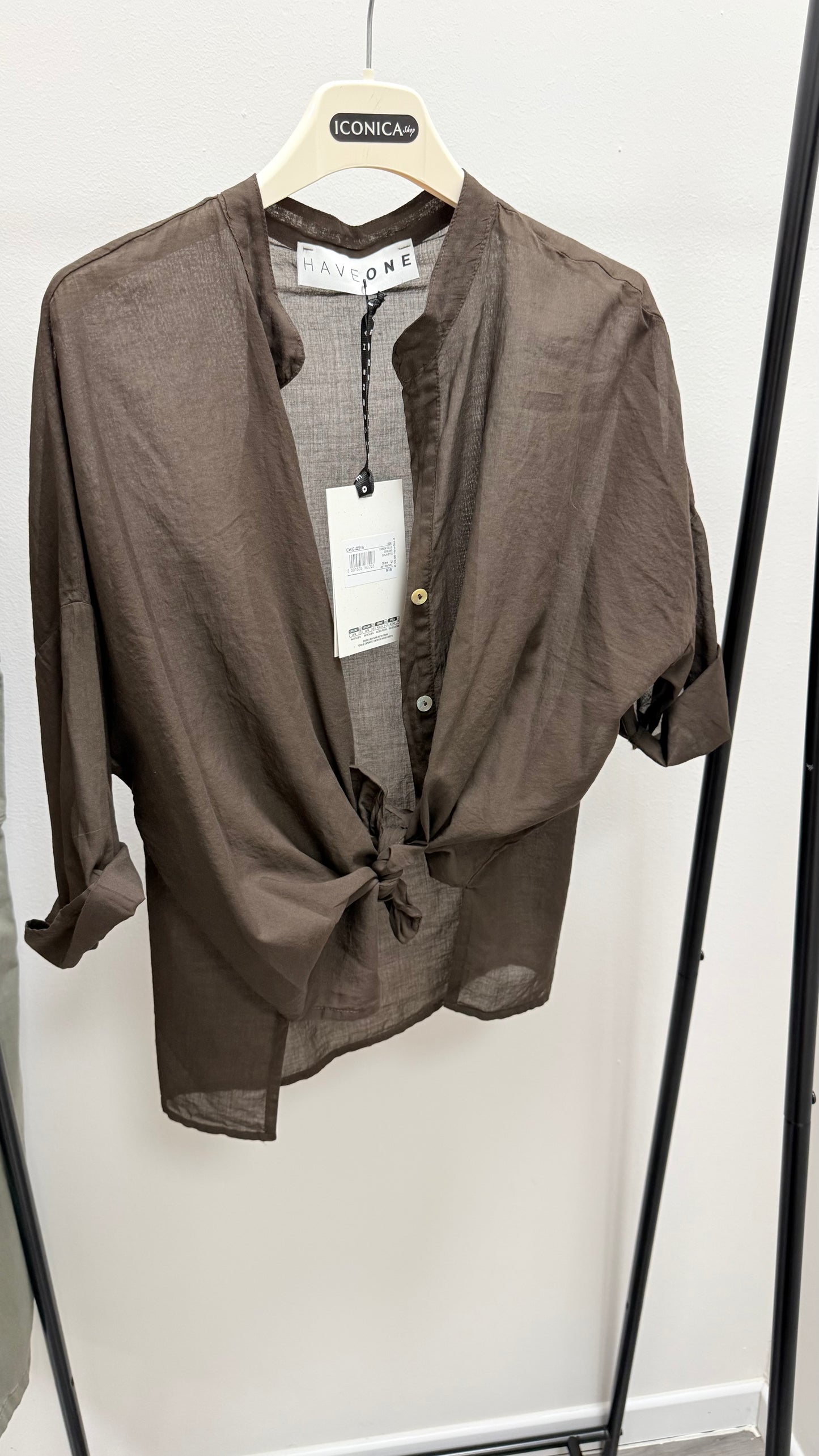 Camicia Mussola di Cotone moro HaveOne