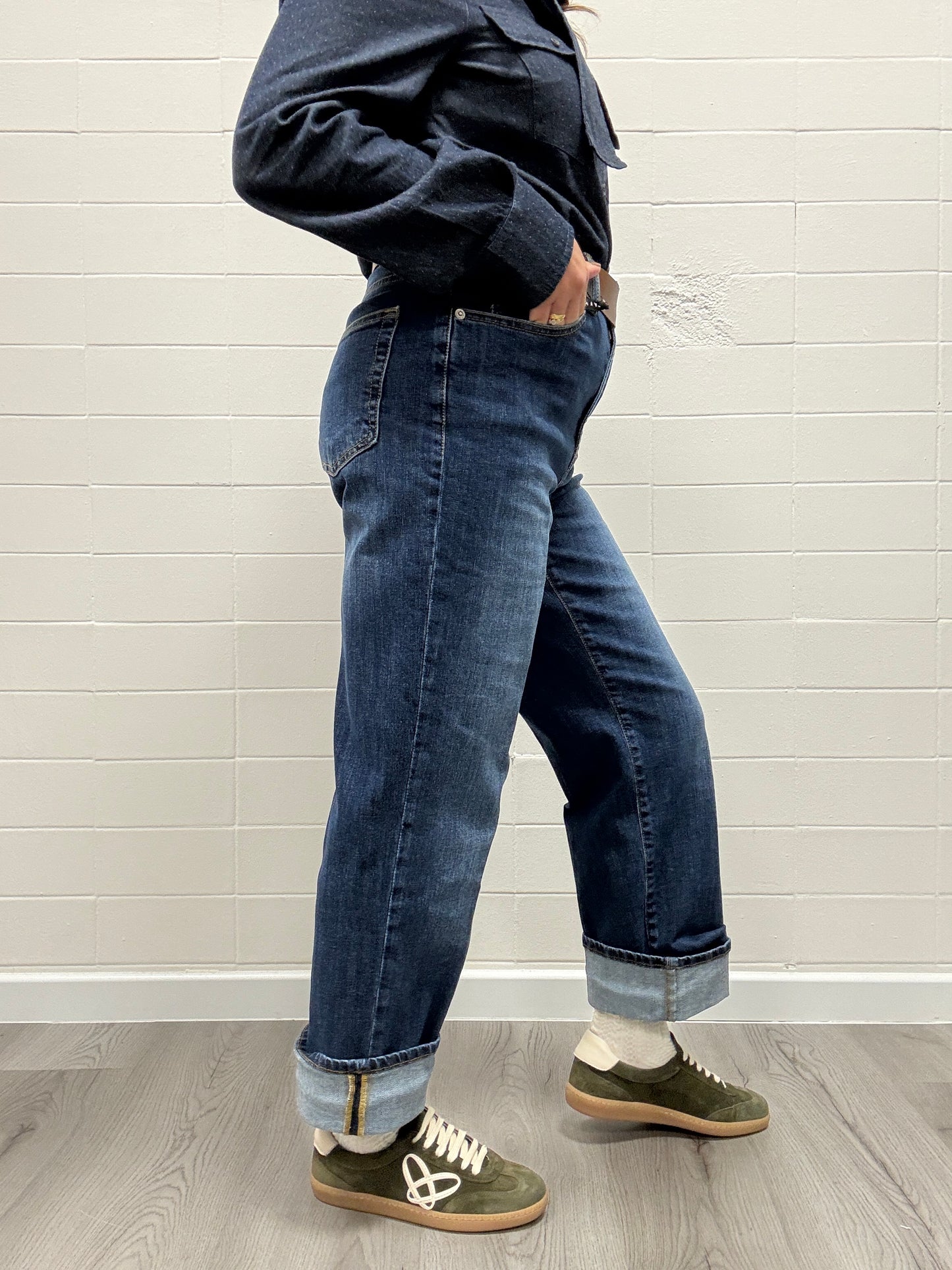 Jeans risvolto Mandy Haveone