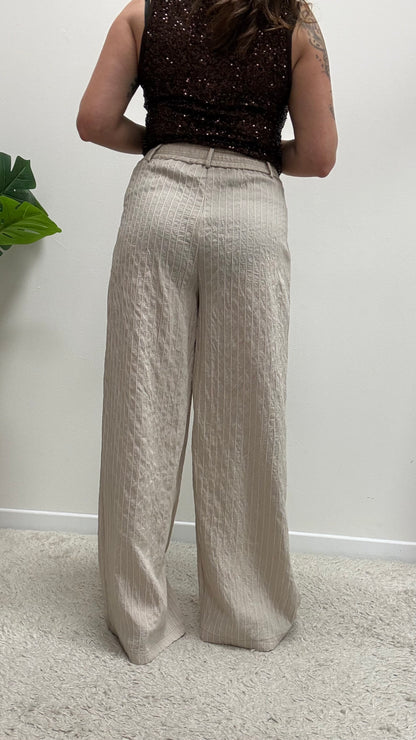 Pantalone Palazzo Beige Extasy