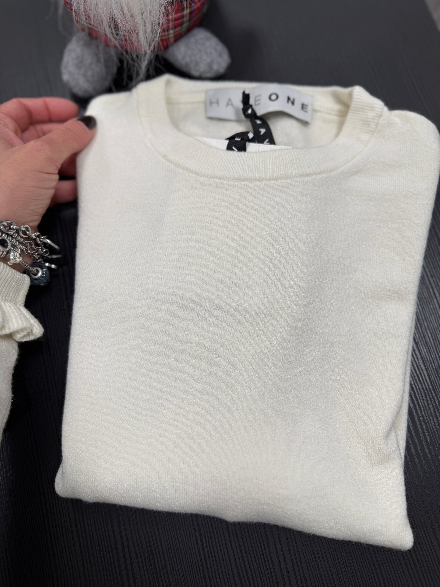 Maglia burro Basica paricollo regular HaveOne