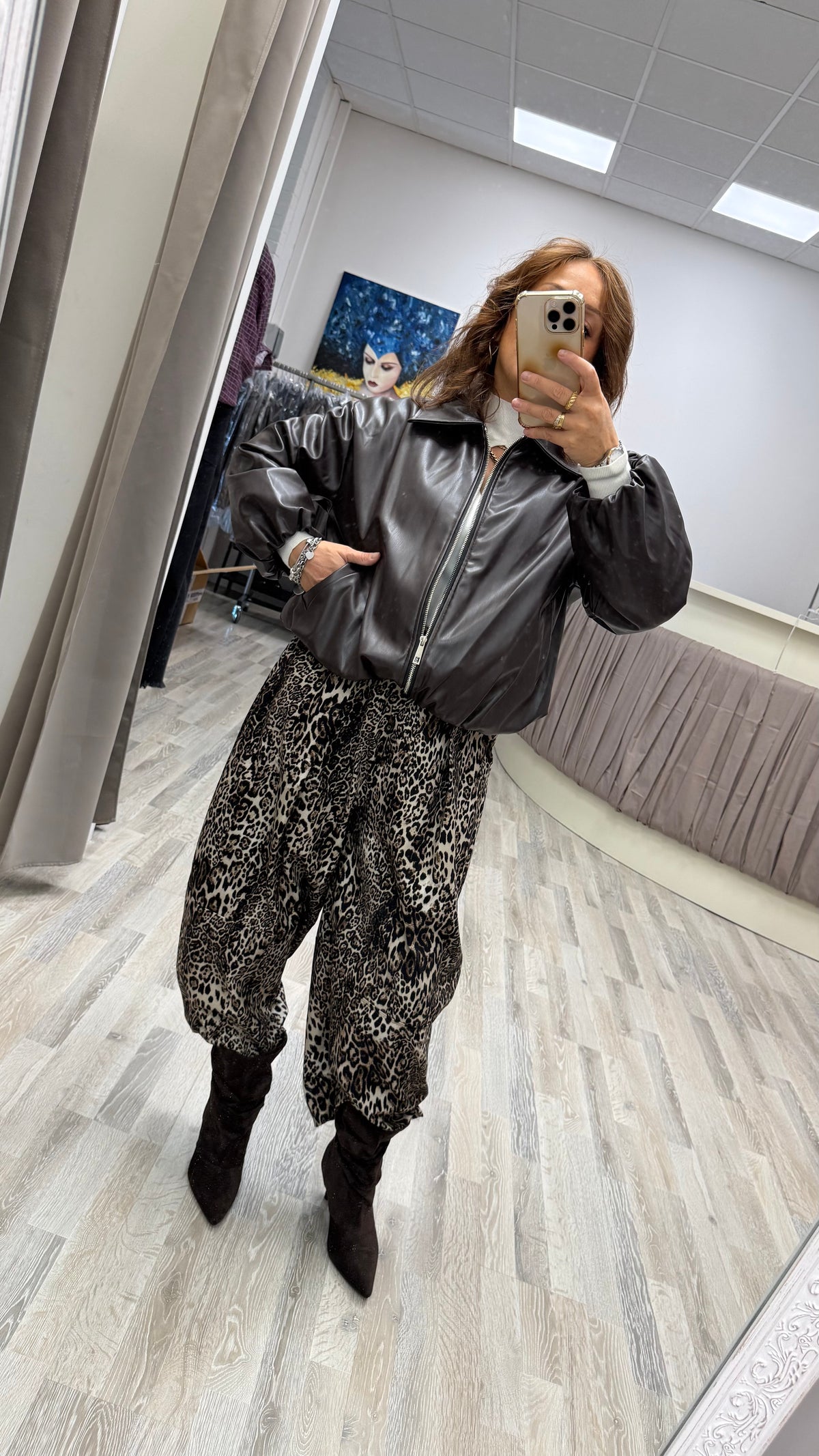 Pantaloni ovetto maculati Extasy