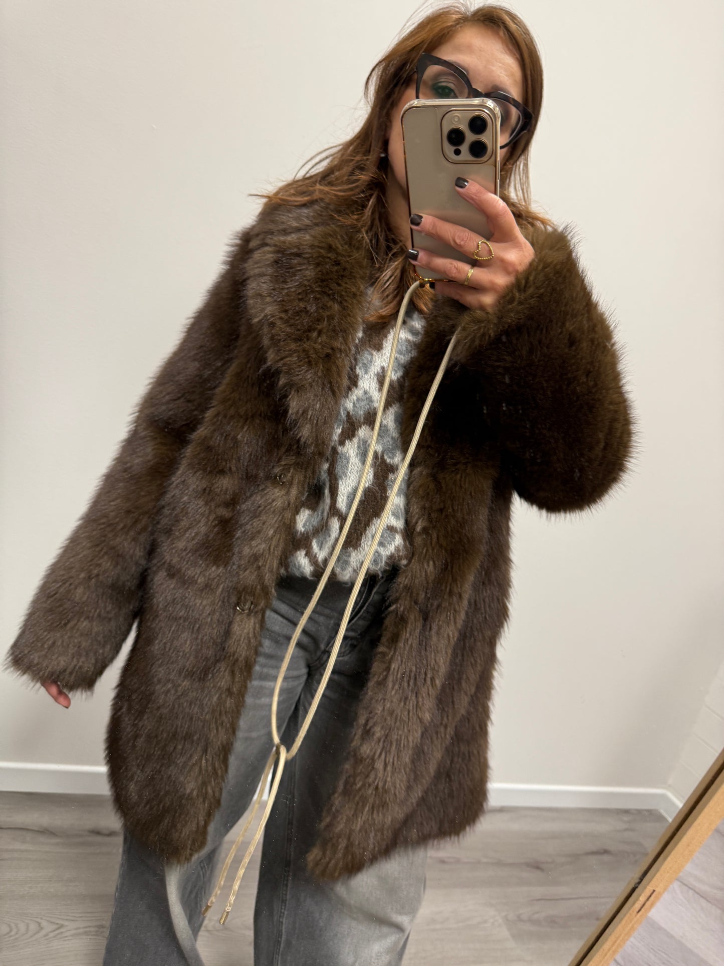 Pelliccia eco moro midi Haveone