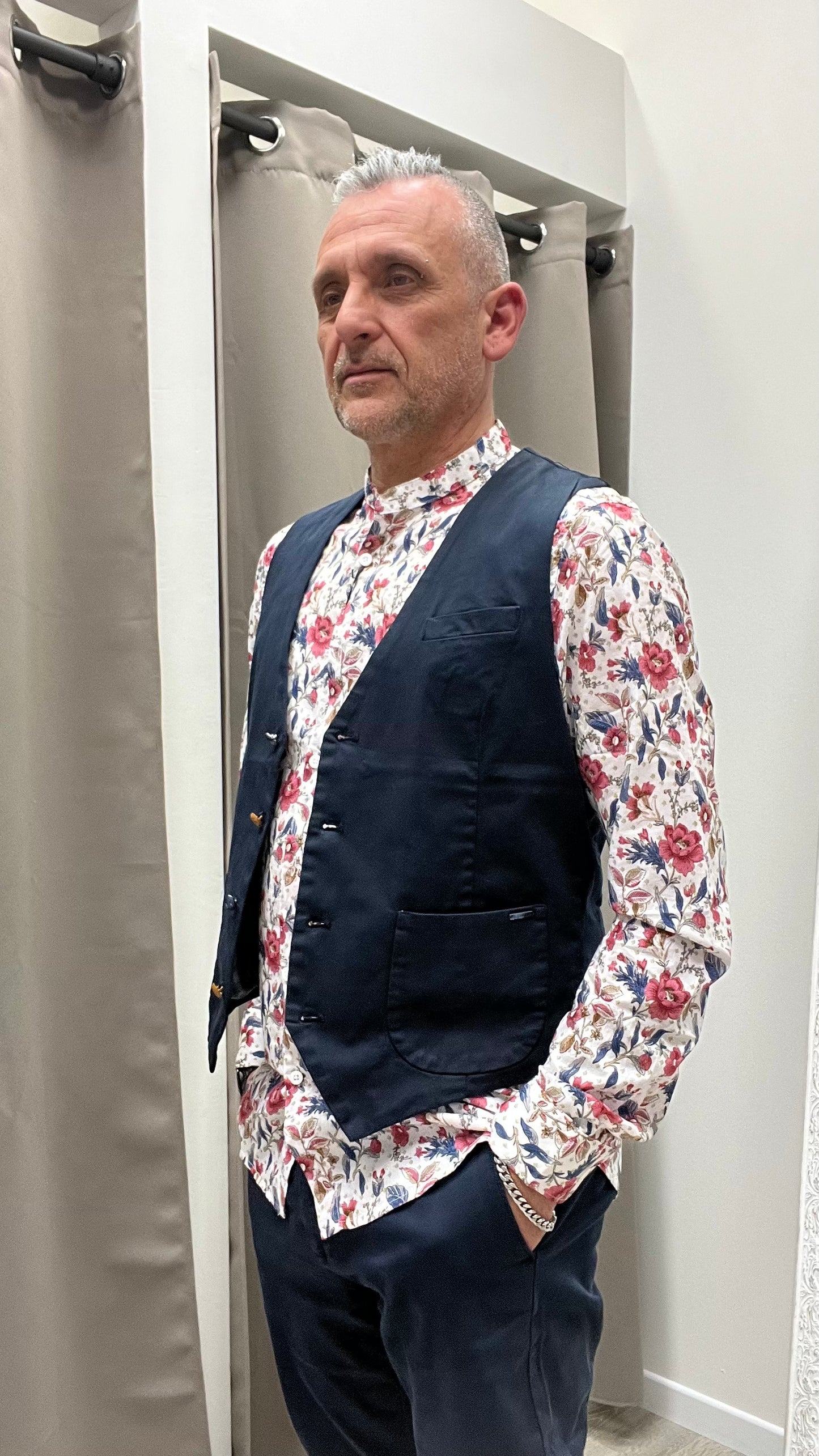 Gilet Blu Navy Gianni Lupo