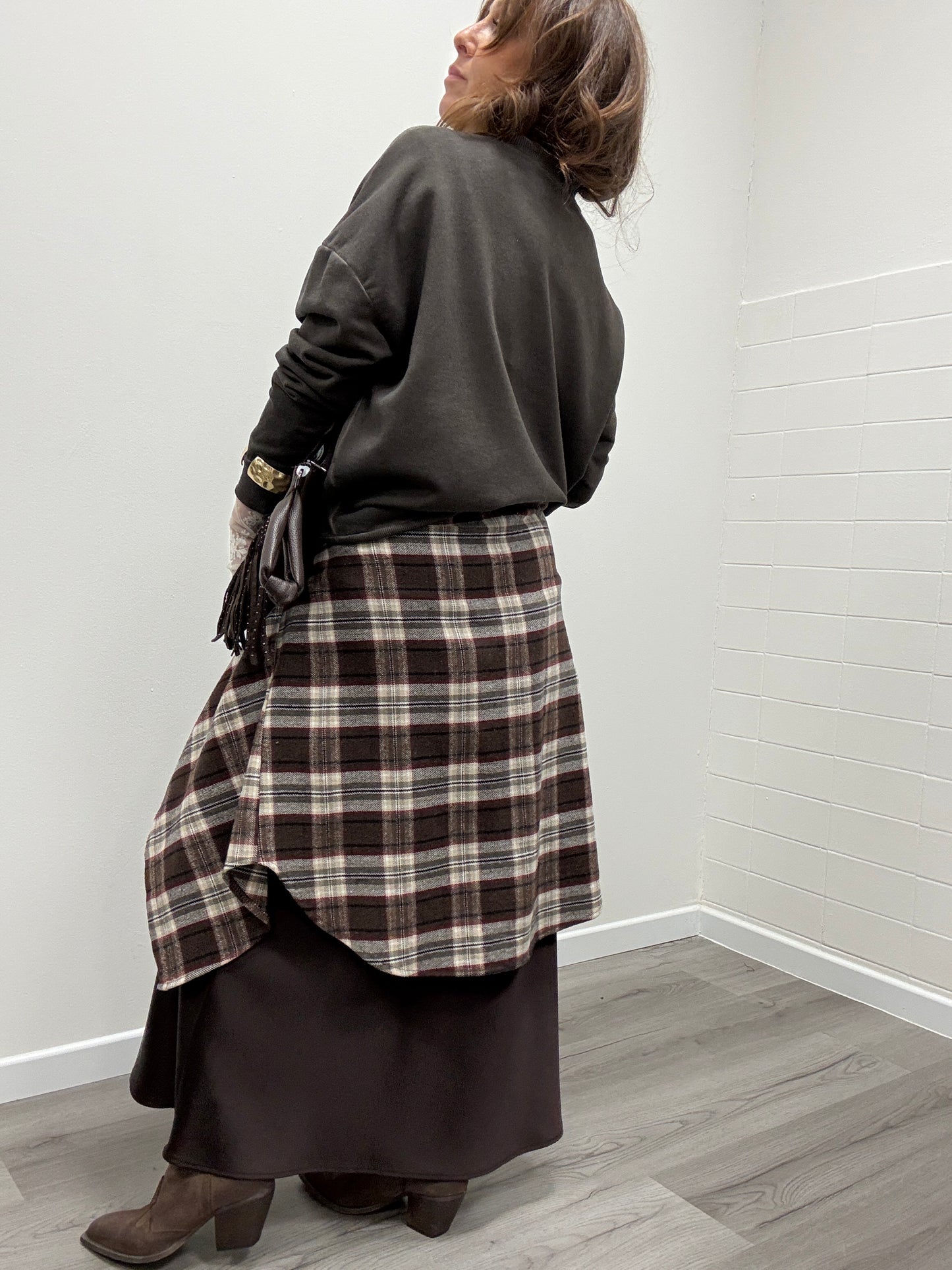 Gonna in Raso Imperial Moro