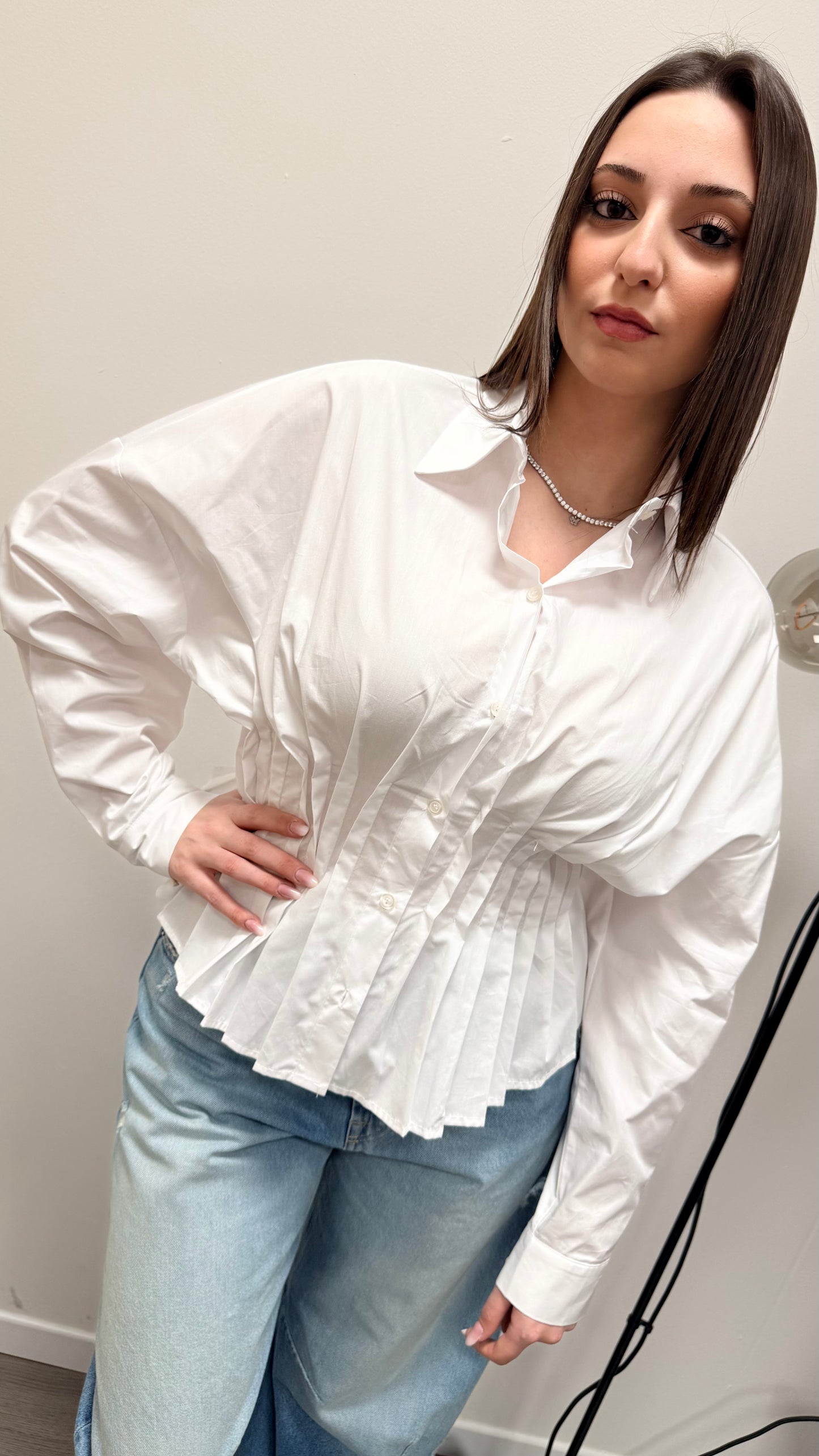 Camicia corsetto bianca Haveone