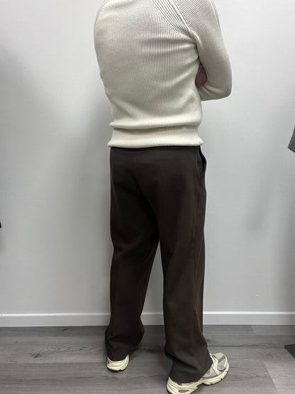Pantalone Sartoriale con Pinces Imperial Moro