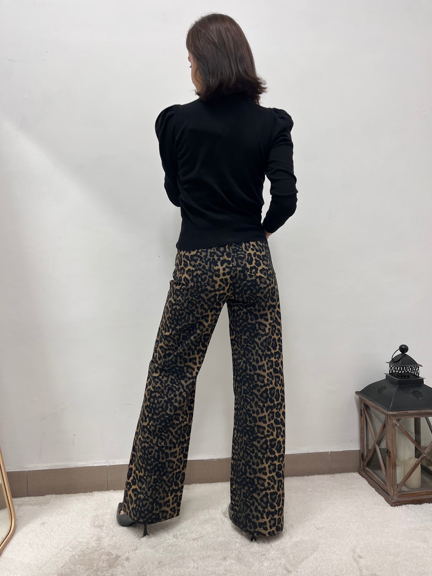 Susy Mix Animal Print Trousers